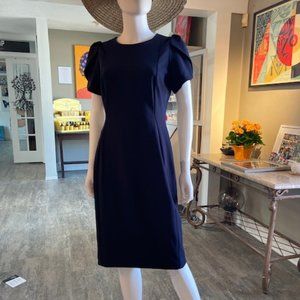 NWT Calvin Klein Women's Tulip-Sleeve Sheath